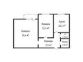 2-комнатная квартира · 61.2 м² · 5 этаж, 5 микрорайон 12 за 25.5 млн 〒 в Костанае — фото 30