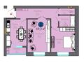 2-комнатная квартира · 72 м² · 2/3 этаж, Бисена жумагалиева 27 за 22 млн ₸ в Уральске — фото 7