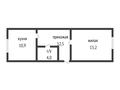 2-комнатная квартира, 42.7 м², 1/4 этаж, арыстанбекова 3/10 за 18.2 млн 〒 в Костанае — фото 24