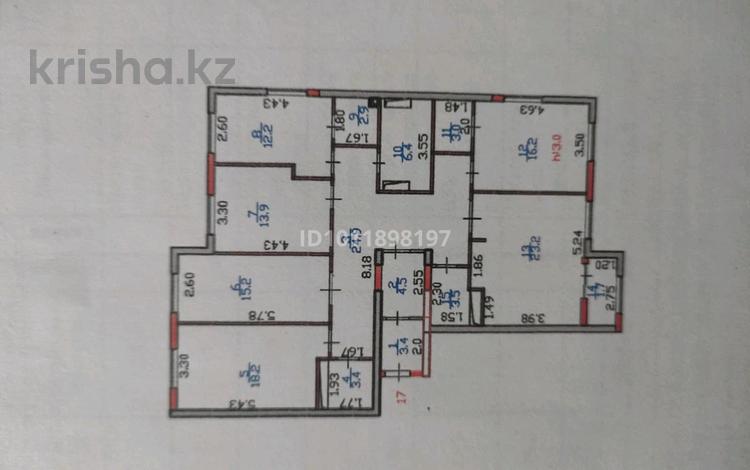 5-бөлмелі пәтер · 153 м² · 4/9 қабат, Мкр. Болашак 1А, бағасы: 65 млн ₸ в Талдыкоргане, военный городок Улан — фото 2