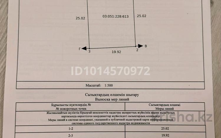 Жер телімі · 5 сотық, Б.Момышулы 1339/93 228, бағасы: 8.5 млн ₸ в  — фото 2
