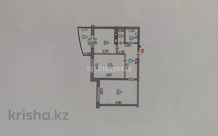 2-бөлмелі пәтер · 50.1 м² · 5/9 қабат, Айталиева 14, бағасы: 25 млн ₸ в Уральске — фото 14