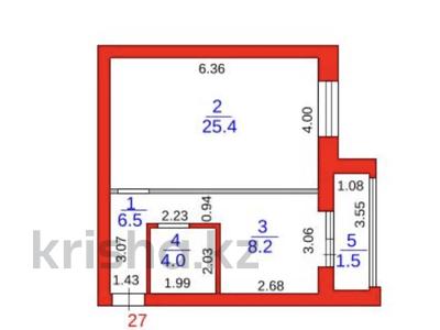 1-комнатная квартира · 45.6 м² · 2/5 этаж, Анжерская ул. 44Б за 21.7 млн ₸ в Караганде, Казыбек би р-н
