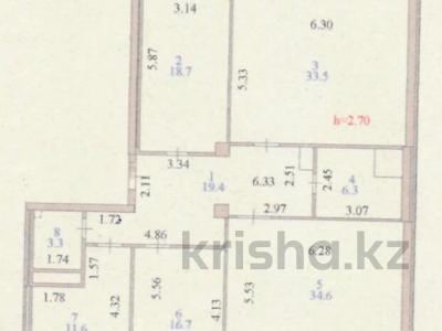 4-бөлмелі пәтер · 147 м² · 3/18 қабат, Тауелсиздик 34/2, бағасы: 58.8 млн 〒 в Астане, Алматы р-н