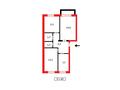 3-комнатная квартира · 60 м² · 3/5 этаж, пр. Момышулы 55/1 за 21 млн ₸ в Темиртау — фото 2