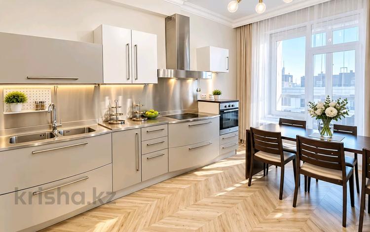 3-бөлмелі пәтер · 145 м² · 6/6 қабат, Туран 3, 3в, 3д, 3/1, 3/2, 3/3, 3/4, 5/2, 5/3, 5/4, 5/5, 5/6, 5/7, 5/8, 5/9, бағасы: 1.2 млн ₸ в Астане, Нура р-н — фото 2