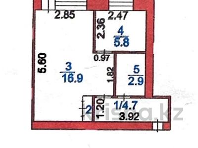 1-комнатная квартира, 31.5 м², 5/5 этаж, Сортировка, Жекибаева 136 — Локомотивная за 5.3 млн 〒 в Караганде, Алихана Бокейханова р-н