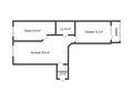 2-комнатная квартира · 70.1 м² · 5/6 этаж, Баймагамбетова 3Д за 28.7 млн ₸ в Костанае — фото 2
