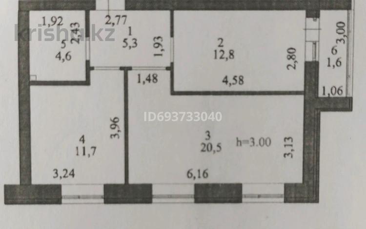 2-бөлмелі пәтер, 56.5 м², 7/9 қабат, Толе би 12/1 — Ұлы дала, Тұран, бағасы: 24.9 млн 〒 в Астане, Нура р-н — фото 5