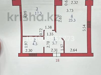 1-комнатная квартира · 50.8 м² · 5/5 этаж, мкр. Алтын орда, Саздинское лесничество 228/3 за 15.5 млн 〒 в Актобе
