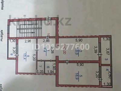 2-бөлмелі пәтер · 75.8 м² · 3/5 қабат, Есенберлина 5/3 — Находится за Акиматом, бағасы: 42 млн ₸ в Жезказгане