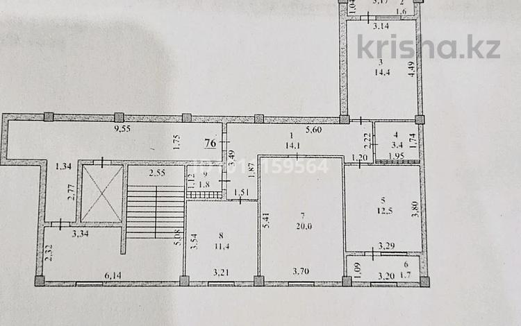 3-бөлмелі пәтер · 80.9 м² · 4/9 қабат, мкр Нурсая, Султан Бейбарыс 437, бағасы: 33 млн ₸ в Атырау — фото 2