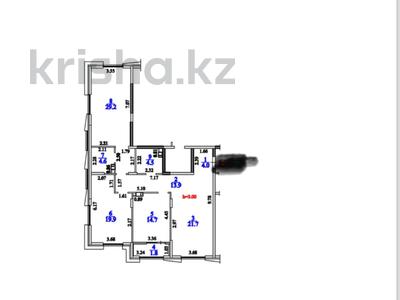 3-бөлмелі пәтер, 114.5 м², 6/12 қабат, Гагарина, бағасы: 105 млн 〒 в Алматы, Бостандыкский р-н