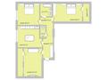 3-комнатная квартира, 109 м², 5/9 этаж, Каирбекова 83 за 43.6 млн 〒 в Костанае — фото 2