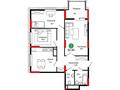 3-комнатная квартира · 82.9 м², Сыганак 26/2 за ~ 45.4 млн ₸ в Астане, Нура р-н — фото 3