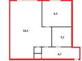 1-бөлмелі пәтер · 33.5 м² · 5/5 қабат, ул. Абая, бағасы: 4.3 млн ₸ в Темиртау — фото 6