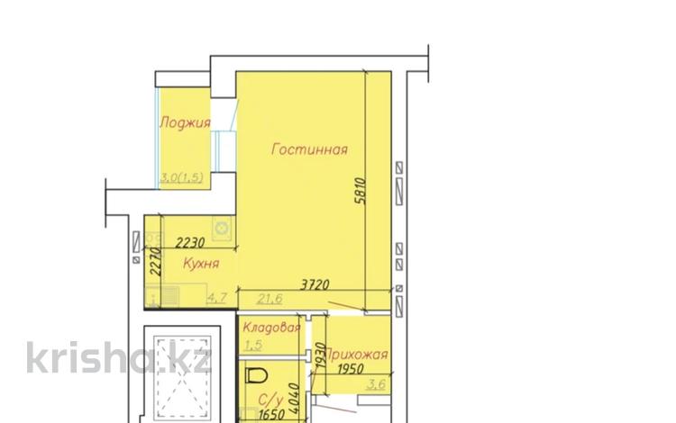1-комнатная квартира, 38 м², 4/9 этаж, Ауэзова 213А за ~ 10.6 млн 〒 в Кокшетау — фото 2