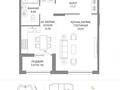 1-бөлмелі пәтер · 52.17 м² · 1 қабат, А 32 2Б — "Городской Романс" ЭКСКЛЮЗИВНОЕ ПРЕДЛОЖЕНИЕ, бағасы: ~ 40.7 млн ₸ в Астане, Сарайшык р-н — фото 2