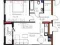 2-комнатная квартира · 54 м² · 2/9 этаж, Мангилик Ел 63/1 — Мангилик ел/Хусейн бен талал за 36 млн ₸ в Астане, Есильский р-н