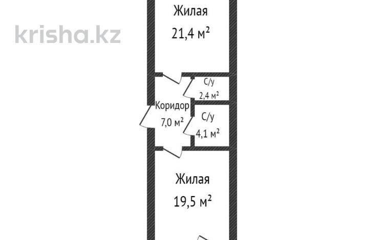 1-комнатная квартира · 56.4 м² · 3/7 этаж, мкр. Алтын орда 1в за 21.5 млн ₸ в Актобе — фото 7