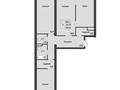3-комнатная квартира · 107.86 м² · 2/5 этаж, Сакена Сейфуллина 12/2 за ~ 53.4 млн ₸ в Караганде, Казыбек би р-н — фото 3