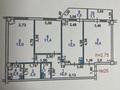 3-бөлмелі пәтер · 73 м² · 2/5 қабат, мкр Улы Дала 13, бағасы: 25 млн ₸ в Таразе