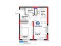 2-комнатная квартира · 45.43 м² · 16/16 этаж, ул. Букетова, в сторону мкрн. Кунгей и объездной трассы за ~ 21 млн ₸ в Караганде — фото 3