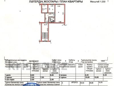 2-комнатная квартира · 41 м² · 3/4 этаж, Калдаякова 6 за ~ 17.8 млн ₸ в Шымкенте, Туран р-н