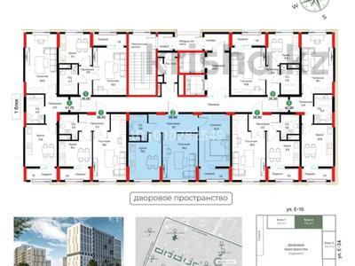 2-бөлмелі пәтер · 58.9 м² · 3/12 қабат, Молдагалиев 13, бағасы: 35.5 млн ₸ в Астане
