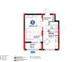 2-комнатная квартира · 42.5 м² · 9/17 этаж, Аль-Фараби Самая Горячая цена 9/2 за 31 млн ₸ в Астане, Есильский р-н