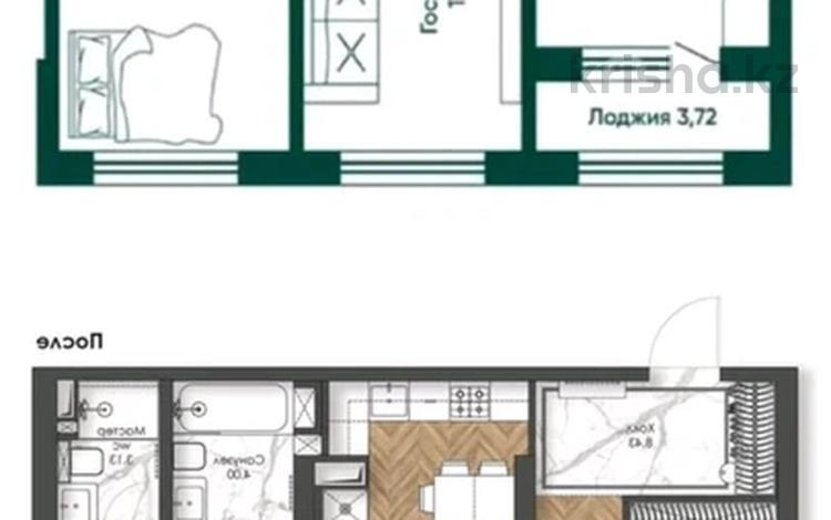 2-бөлмелі пәтер · 67 м² · 14/14 қабат, Калдаякова 16, бағасы: 58 млн ₸ в Астане, Сарайшык р-н — фото 2