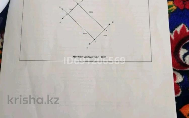 Участок 50.4 сотки, Шұғыла Ж. Ташенова — ул 7. за 9 млн 〒 в Кентау — фото 2
