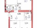3-комнатная квартира · 80.4 м² · 5/8 этаж, Жошы хан 6 — Бухар жырау за 75.3 млн ₸ в Астане, Есильский р-н — фото 23
