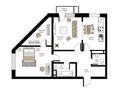 2-бөлмелі пәтер · 81.8 м², Торангы 55, бағасы: ~ 67.1 млн ₸ в Алматы, Бостандыкский р-н — фото 3