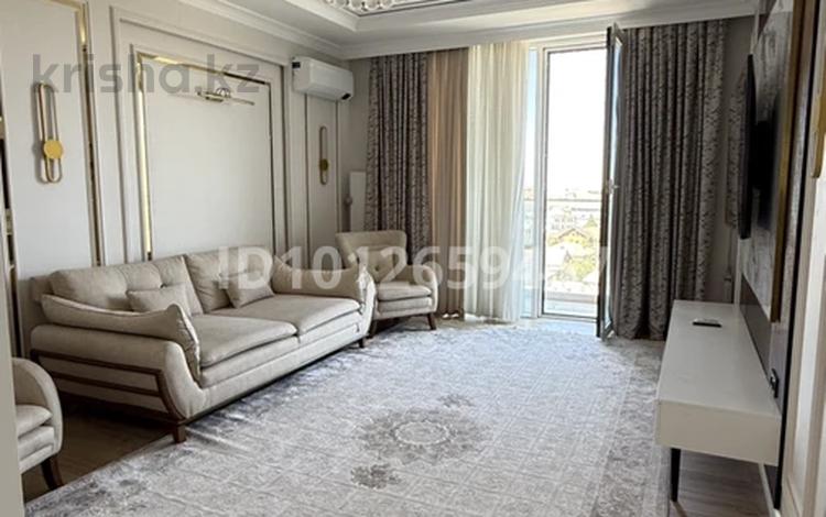 3-комнатная квартира · 110 м² · 6/12 этаж, мкр Северо-Запад, К. Толеметова 64 за 500 000 ₸ в Шымкенте, Абайский р-н — фото 2