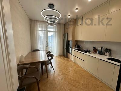 3-комнатная квартира · 100 м² · 8/12 этаж, Аль-Фараби 1/1 за 88.4 млн 〒 в Астане, Есильский р-н