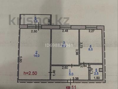 2-комнатная квартира · 42 м² · 4/5 этаж, Шешембекова 3 за 15.5 млн ₸ в Экибастузе