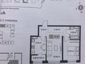 2-бөлмелі пәтер · 55.46 м² · 4/9 қабат, мкр Кайрат, Туркестан 115, бағасы: 36.5 млн ₸ в Алматы, Турксибский р-н