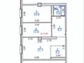 3-комнатная квартира · 66.4 м² · 4/12 этаж, Бегалина 7 — Толе би за 59 млн ₸ в Алматы, Медеуский р-н — фото 2
