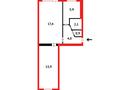 2-комнатная квартира · 45 м² · 4/5 этаж, Майкудук, 17й микрорайон 56 за 11.9 млн ₸ в Караганде, Алихана Бокейханова р-н — фото 9