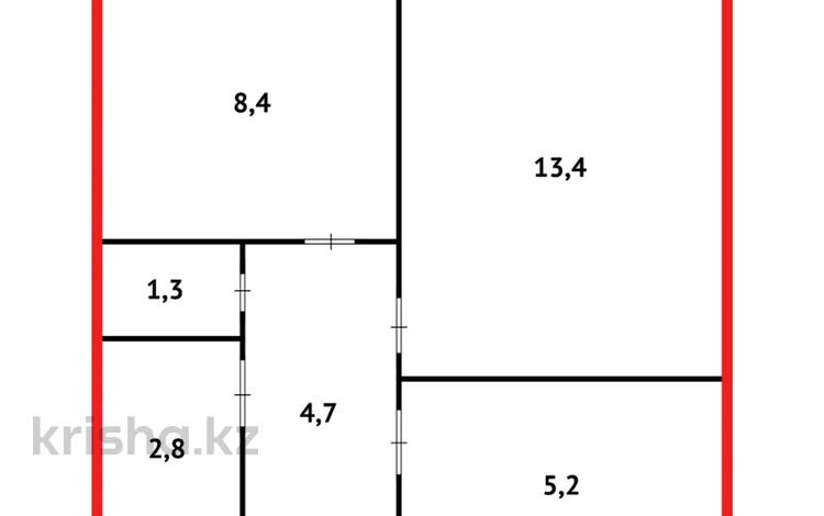 1-комнатная квартира · 35.8 м² · 1/5 этаж, мкр Новый Город, ул. Лободы за 17 млн 〒 в Караганде, Казыбек би р-н — фото 2