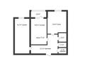 2-комнатная квартира · 71.2 м² · 1/7 этаж, мкр. Алтын орда за 24 млн ₸ в Актобе — фото 9