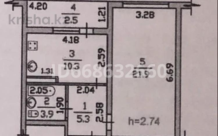 1-комнатная квартира, 43.9 м², 2/9 этаж помесячно, мкр Шугыла за 160 000 〒 в Алматы, Наурызбайский р-н — фото 6
