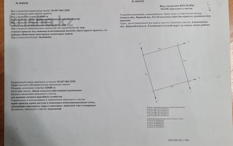 Жер телімі · 6 сотық, 0622530 — Школа, бағасы: 6.7 млн ₸ в  — фото 2