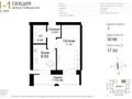 1-комнатная квартира · 42 м² · 10/10 этаж, мкр Уркер, Улы Дала 33/1 за 30 млн ₸ в Астане, Нура р-н