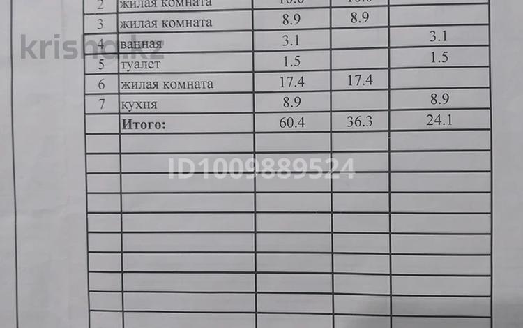 3-комнатная квартира · 64 м² · 2/2 этаж, Узенка, Мирная 4 за 11 млн ₸ в Караганде, Алихана Бокейханова р-н — фото 2