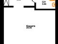 1-бөлмелі пәтер · 24.66 м² · 3/5 қабат, Иманова 37 — Бейсекбаева, бағасы: ~ 12 млн ₸ в Астане, р-н Байконур
