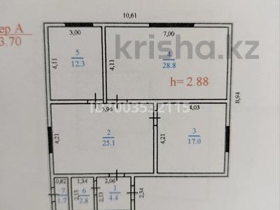 Отдельный дом · 4 комнаты · 96 м² · 6.5 сот., Зейнеп Койшыбаева 4Д за 26 млн ₸ в Айганыме