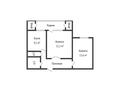 2-бөлмелі пәтер · 51.4 м² · 3/9 қабат, КАРБЫШЕВА 44 — СШ №15, бағасы: 24.5 млн ₸ в Усть-Каменогорске — фото 5