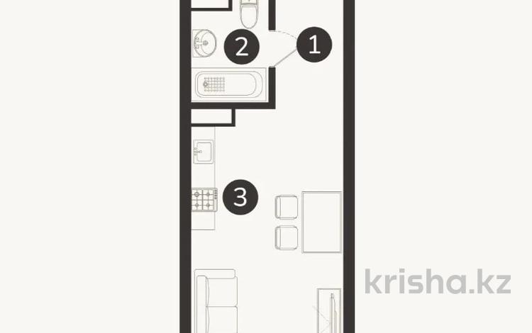 1-комнатная квартира · 25.7 м² · 3/7 этаж, СТ Монтажник, Естай за 13.5 млн ₸ в  — фото 2